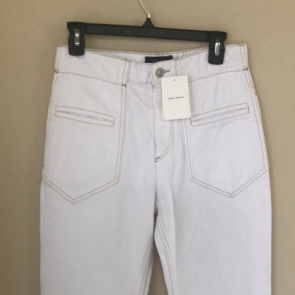 NWT ISABEL MARANT Overa high-rise slim-fit jeans - Picture 8 of 10